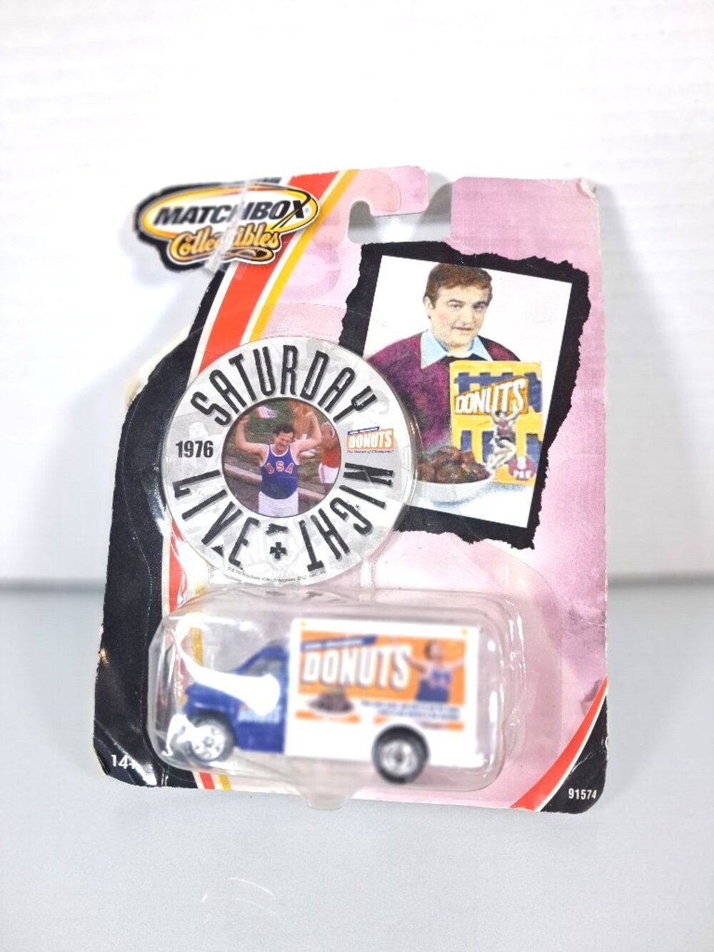Matchbox Collectibles Saturday Night Live Ford Truck 1976 Belushi Donuts 2002